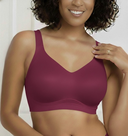 CloudComfort Women Jelly Bras Wirefree Full Coverage No Underwire Everyday Bras Comfortable Wireless Padded Tshirt Bra